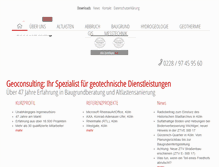 Tablet Screenshot of geoconsulting.de